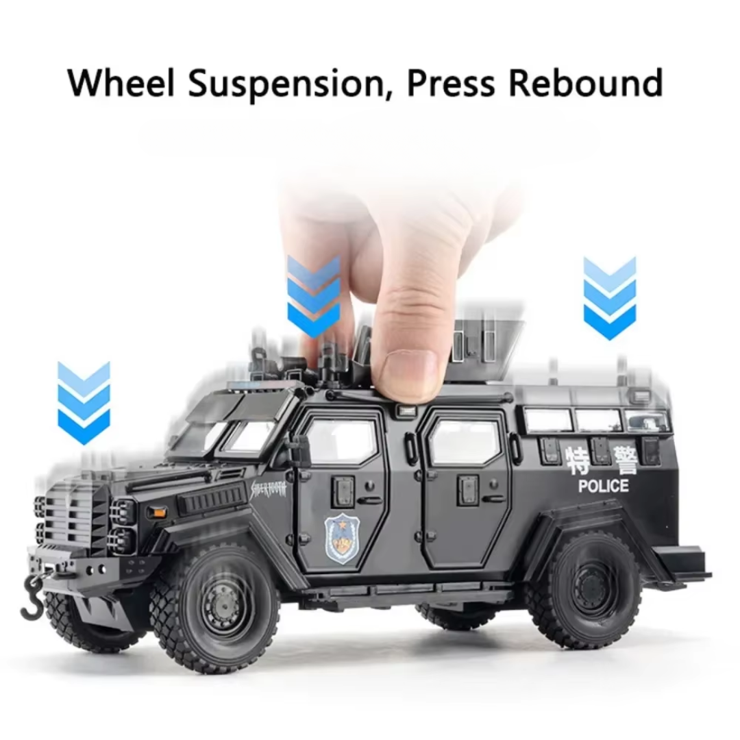 Armored Police Truck - 1:24 Scale