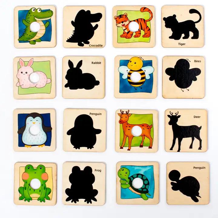 Find the Shadow: Animal Matching Jigsaw Puzzle - Little Explorers