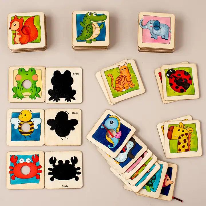 Find the Shadow: Animal Matching Jigsaw Puzzle - Little Explorers