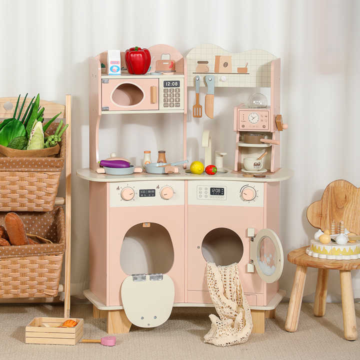 Deluxe Wooden Kitchen Set