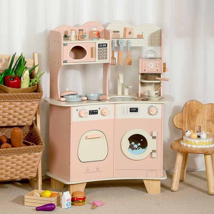 Deluxe Wooden Kitchen Set
