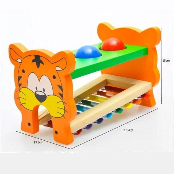 Musical Tiger Activity Bench - Little Explorers