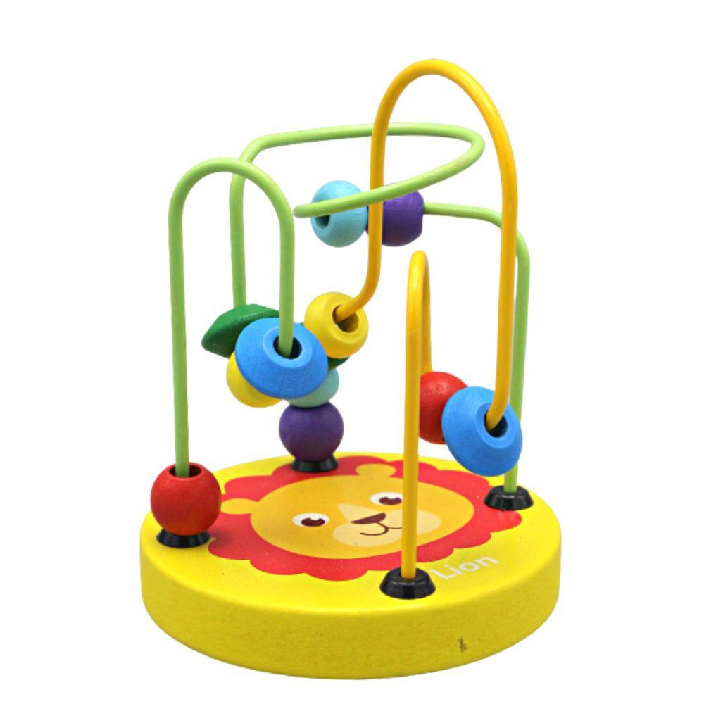 Wooden Animal-Themed Bead Maze Toy - Little Explorers