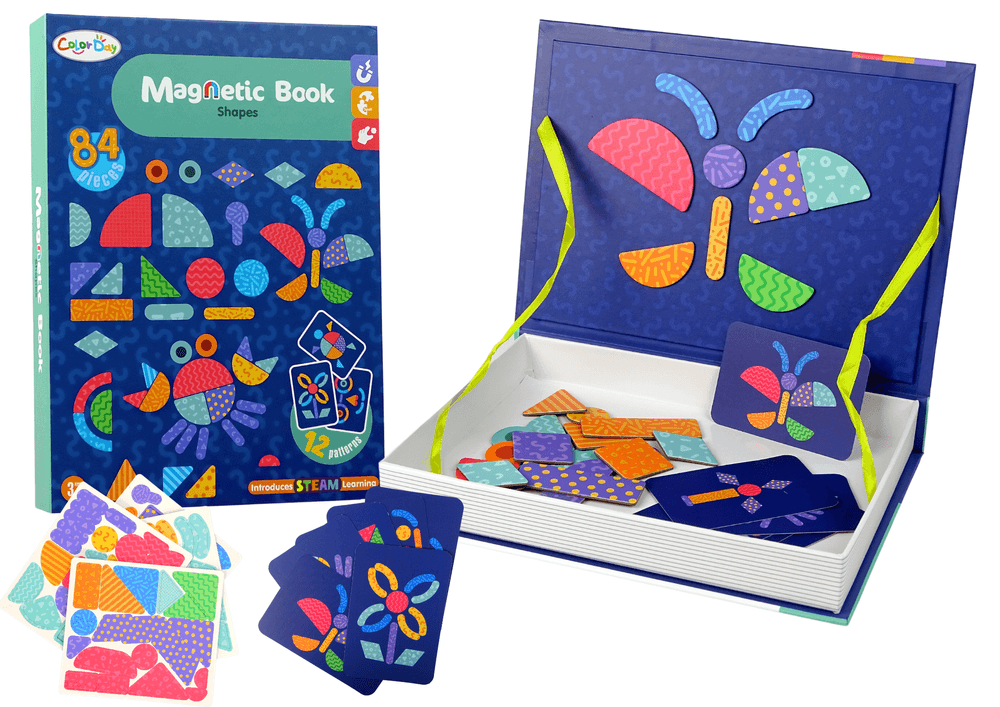 Magnetic Shapes Puzzle Book - Little Explorers