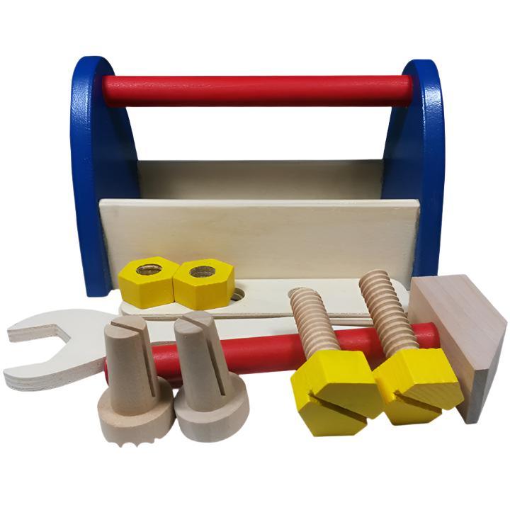 Wooden Builder's Toolbox Set - Little Explorers
