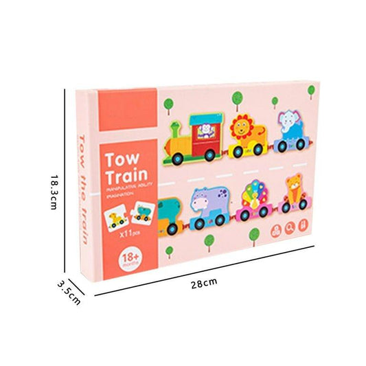 Wooden Tow the Train Adventure - Little Explorers