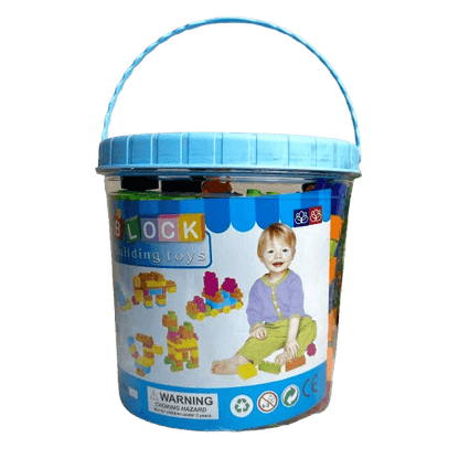 170 Pieces Building Blocks Bucket - Little Explorers