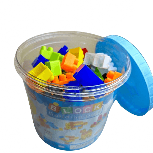 170 Pieces Building Blocks Bucket - Little Explorers