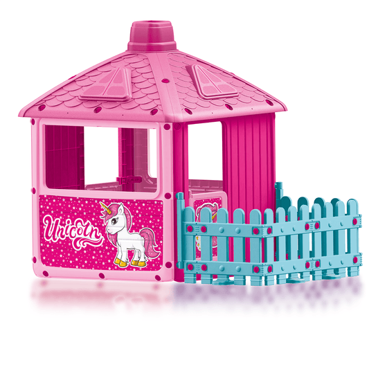 Unicorn Townhouse with Fence - Little Explorers