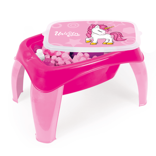 Unicorn Mega Block Activity Table - Little Explorers