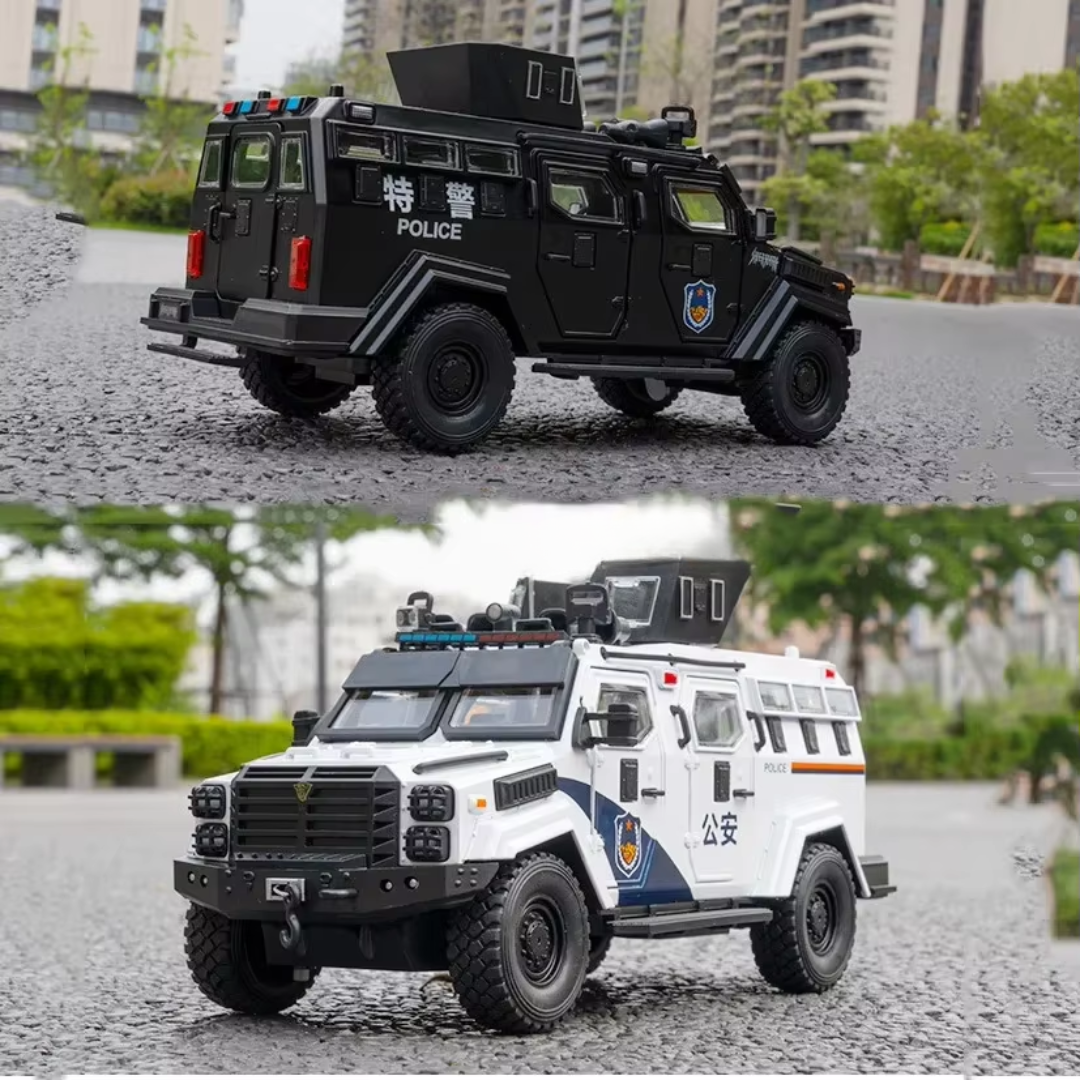 Armored Police Truck - 1:24 Scale