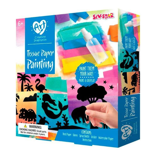 Tissue Paper Painting Art Kit - Little Explorers