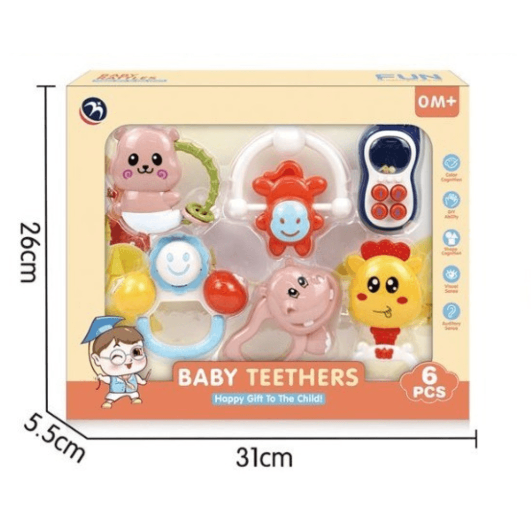 Baby Teethers - 6 PCS - Little Explorers