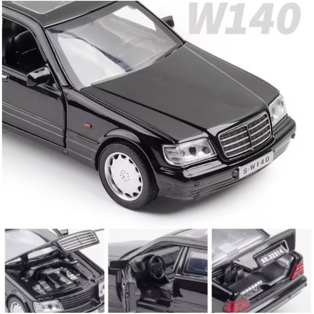 Classic S-W140 Model Car - 1:24 Scale