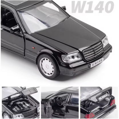 Classic S-W140 Model Car - 1:24 Scale