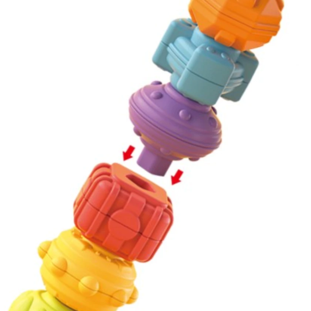 Shape Sorting & Stacking Sensory Toy