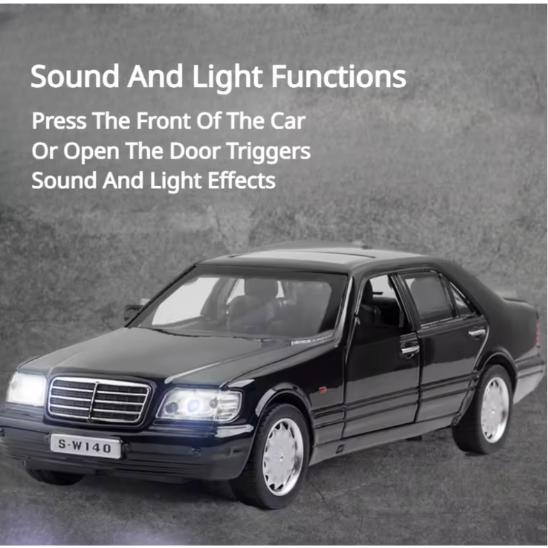 Classic S-W140 Model Car - 1:24 Scale