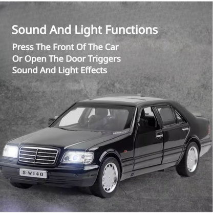 Classic S-W140 Model Car - 1:24 Scale