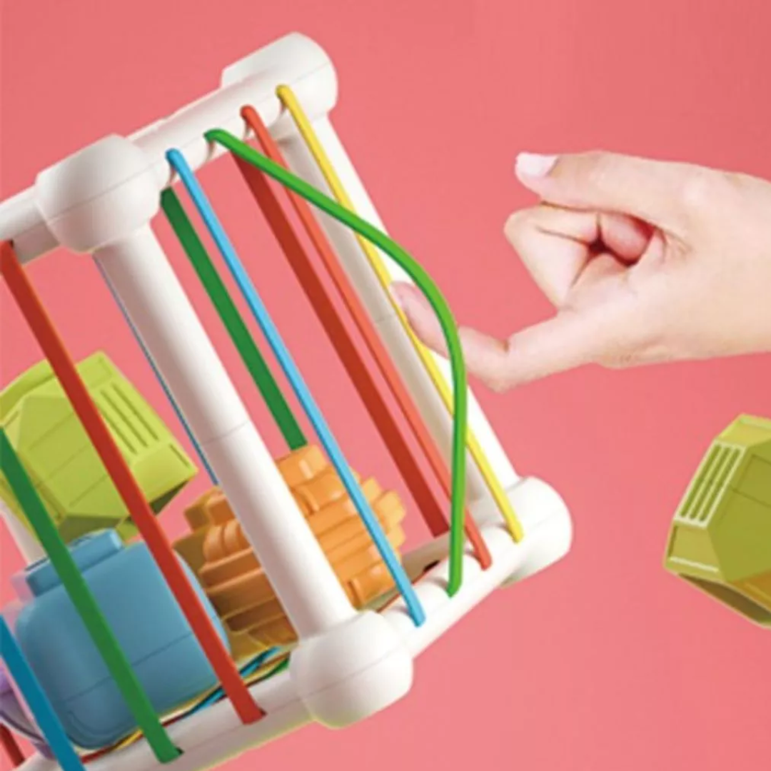 Shape Sorting & Stacking Sensory Toy