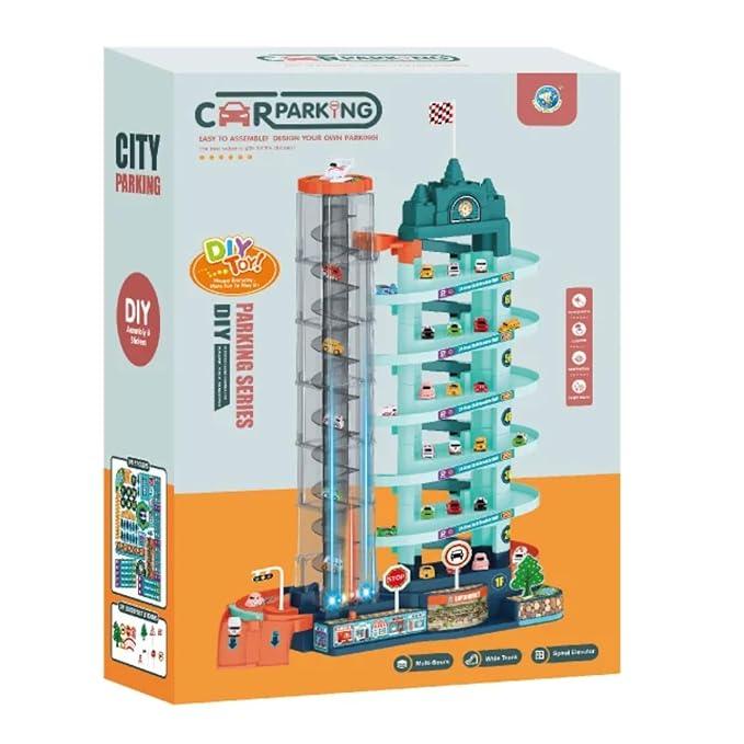 Automatic 7-Story Track Car Parking Set - Little Explorers