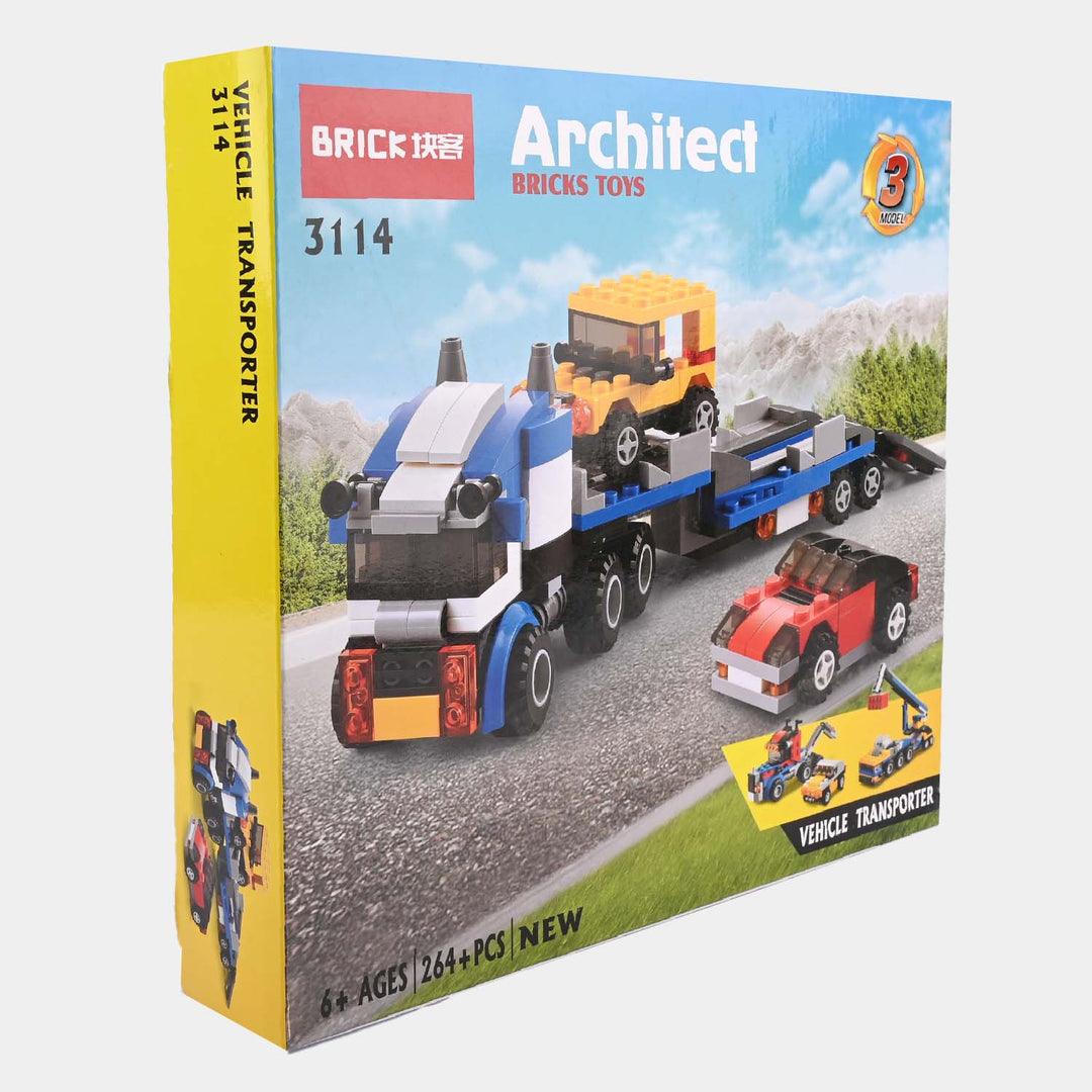 Architect Lego Trailer Truck 3-in-1 Set - Little Explorers