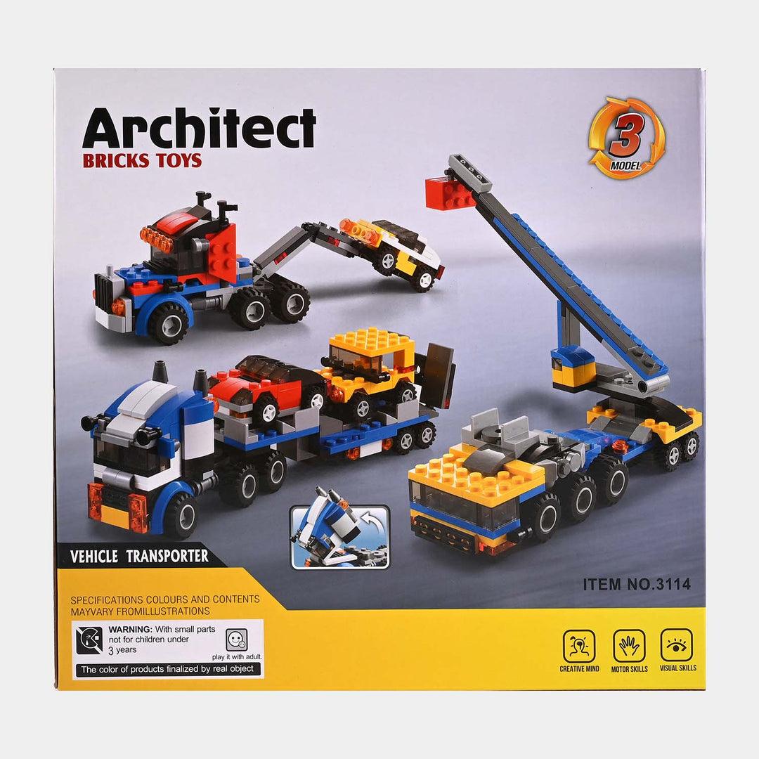 Architect Lego Trailer Truck 3-in-1 Set - Little Explorers
