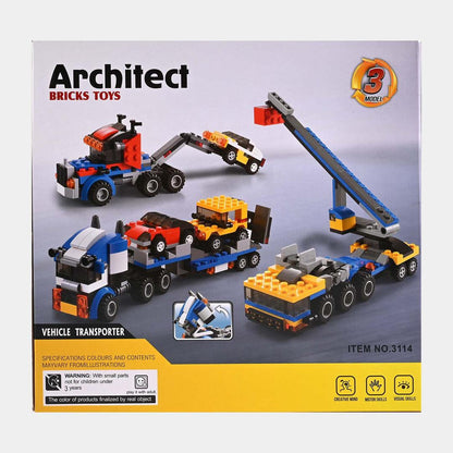 Architect Lego Trailer Truck 3-in-1 Set - Little Explorers