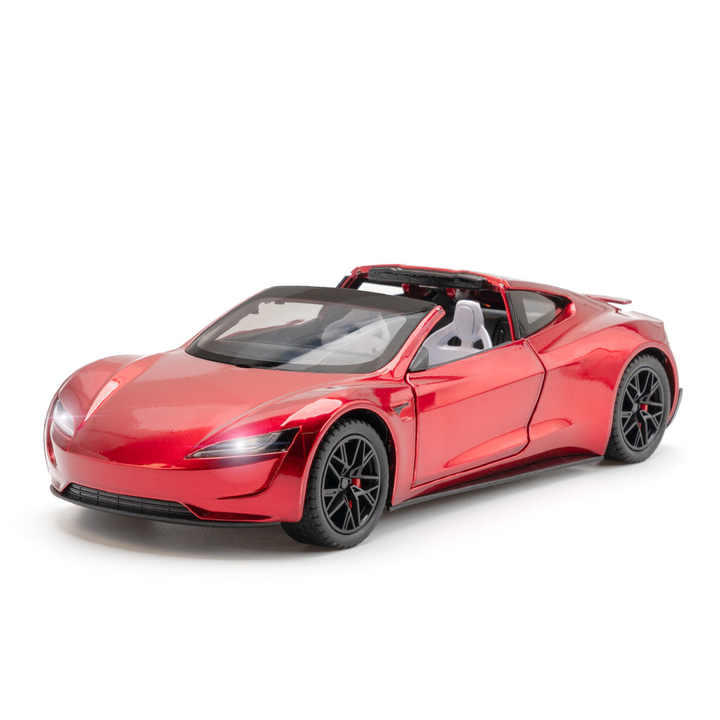 Tesla Roadster Alloy - 1:24 Scale