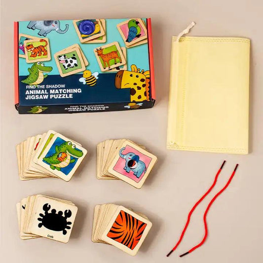 Find the Shadow: Animal Matching Jigsaw Puzzle - Little Explorers