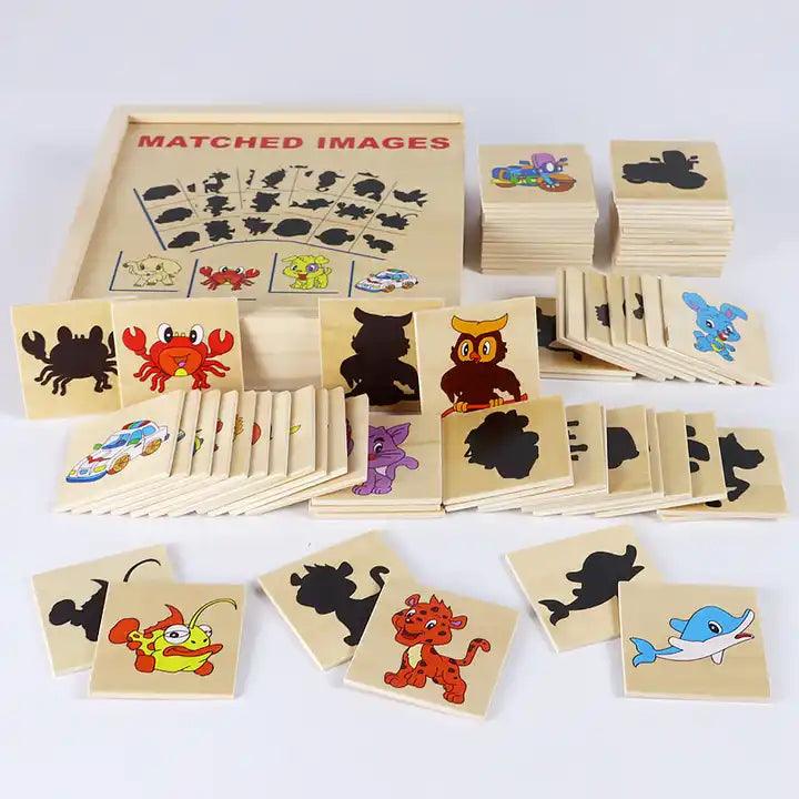 Animal Shadow Matching Puzzle - Little Explorers