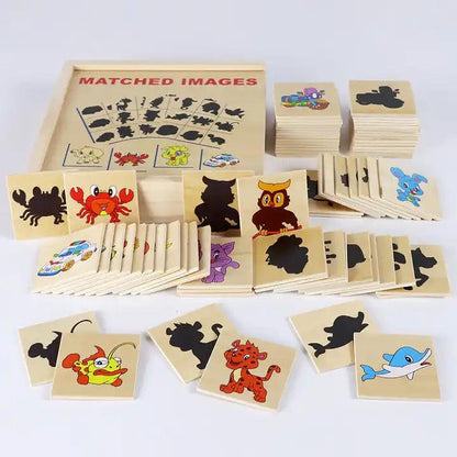 Animal Shadow Matching Puzzle - Little Explorers