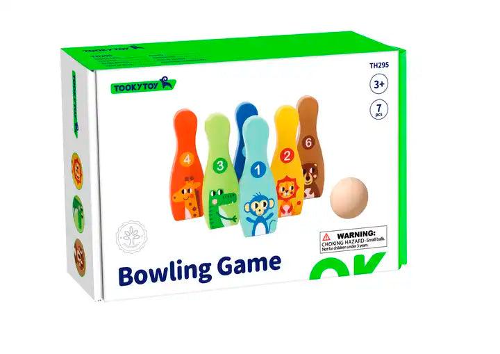 Animal Friends Bowling Game ‚ Wooden Play Set - Little Explorers