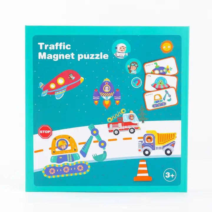 Traffic Magnet Puzzle - Little Explorers