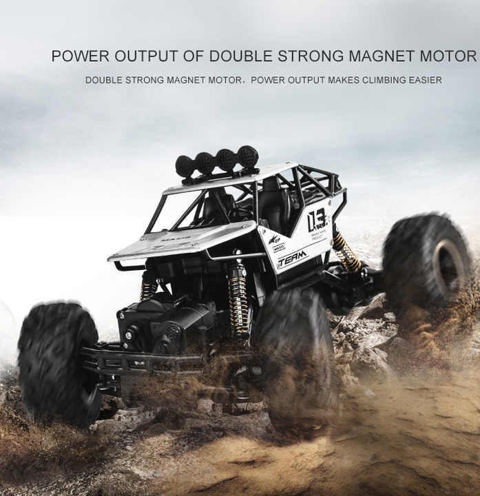 RC Rock Crawler Off-Road Truck – 4WD