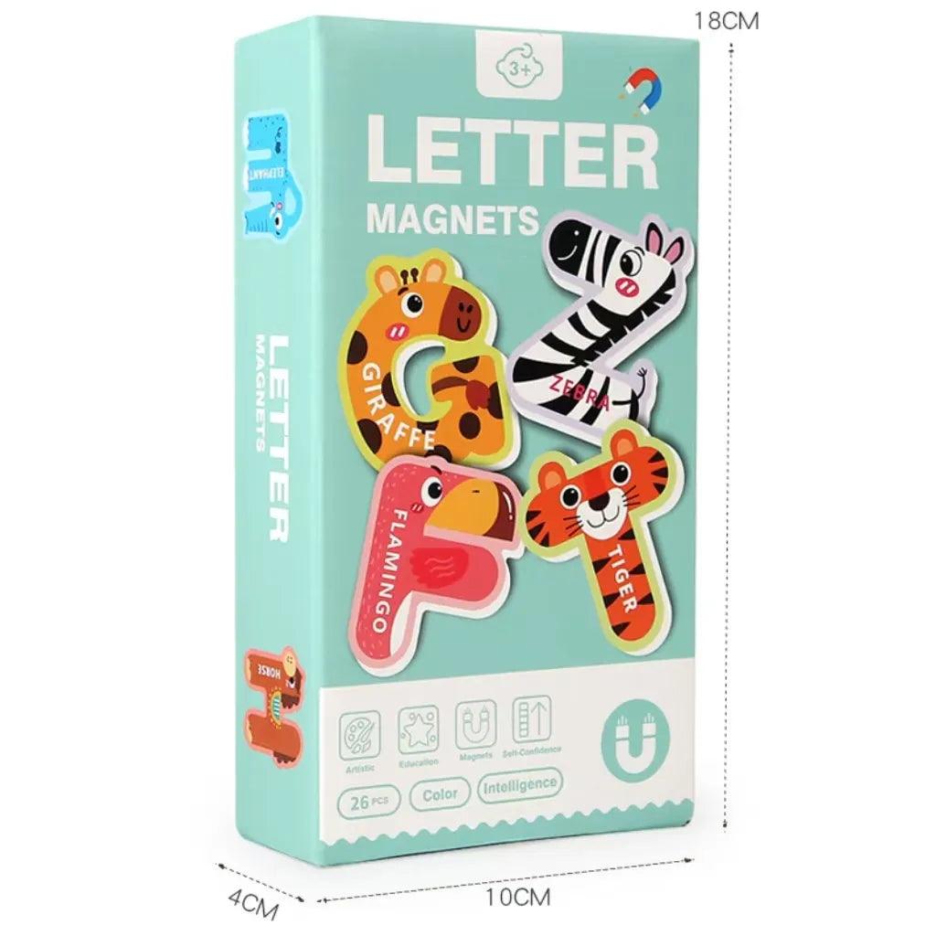 Animal Alphabet Magnetic Letters ‚ Educational Fridge Magnets - Little Explorers