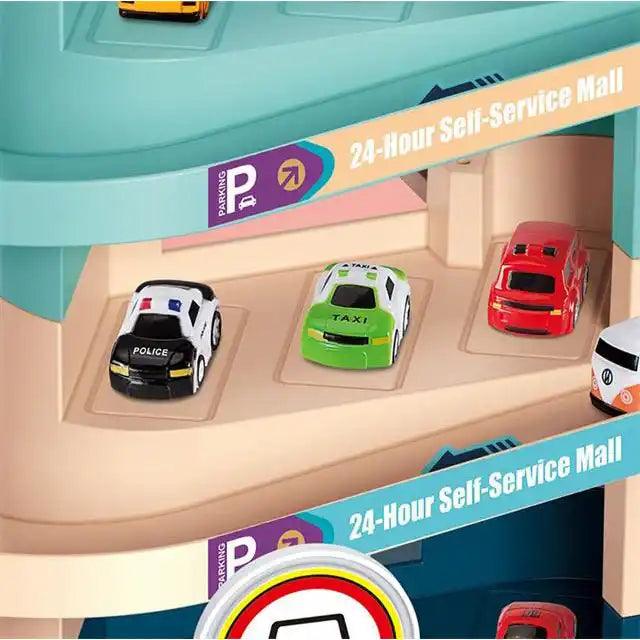 3-in-1 Parking Adventure Car Game Set - Little Explorers