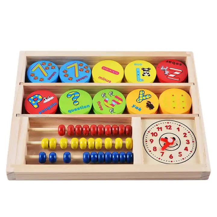 Multifunctional Wooden Learning Box - Little Explorers