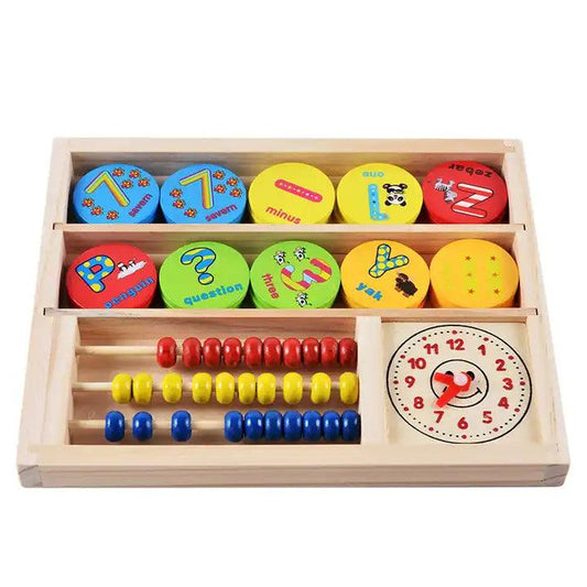 Multifunctional Wooden Learning Box - Little Explorers