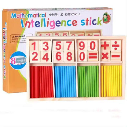 Wooden Math Counting Sticks - Little Explorers