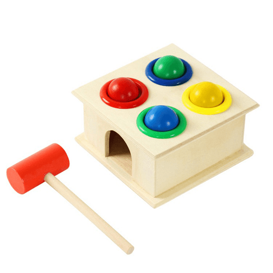 Wooden Hammer and Ball Toy - Little Explorers
