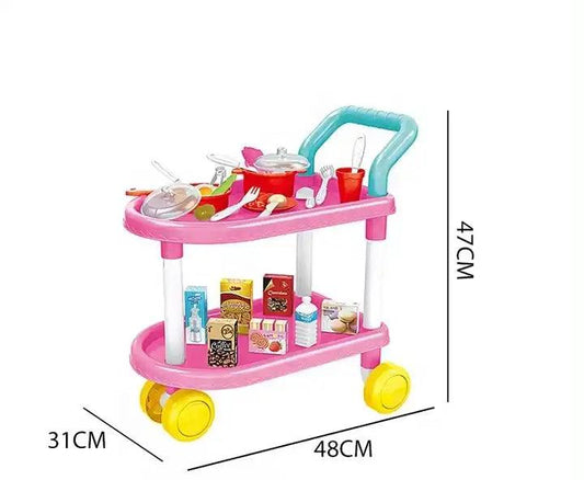 Kitchen Play Set Cart with - Little Explorers