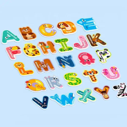 Animal Alphabet Magnetic Letters ‚ Educational Fridge Magnets - Little Explorers