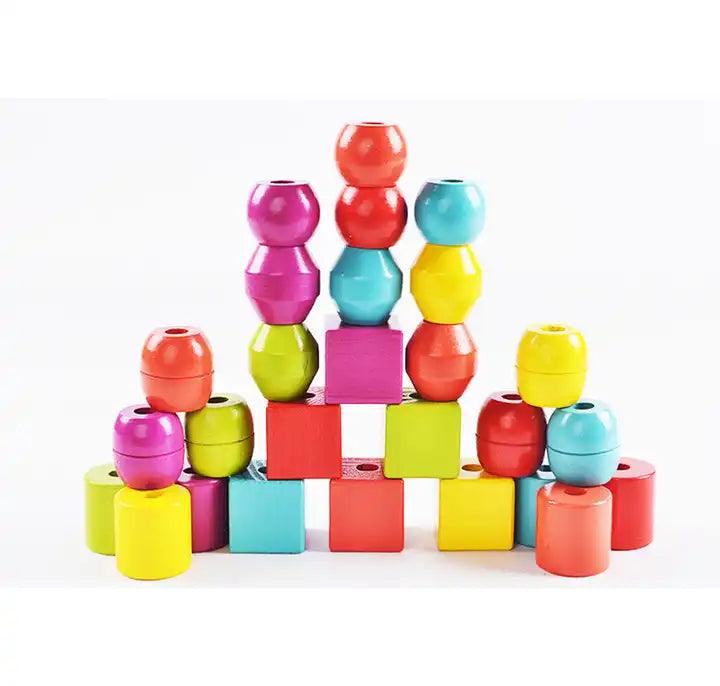 Colorful Lacing Beads - Little Explorers