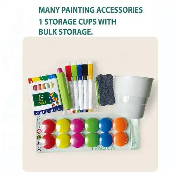 Artist Drawing Board - Double-Sided Easel with Stool - Little Explorers