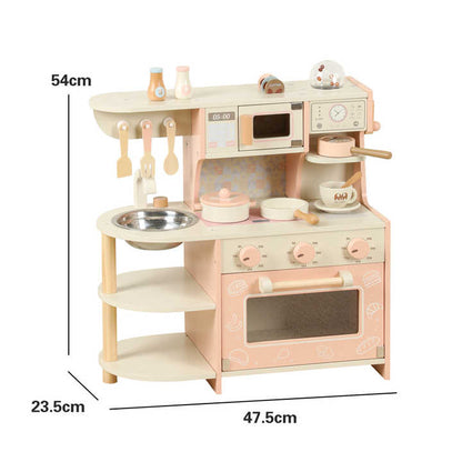 Wooden Play Kitchen Set