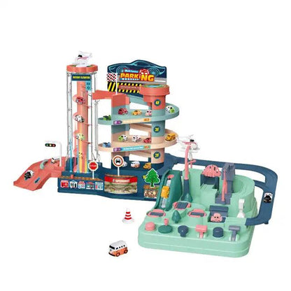 3-in-1 Parking Adventure Car Game Set - Little Explorers