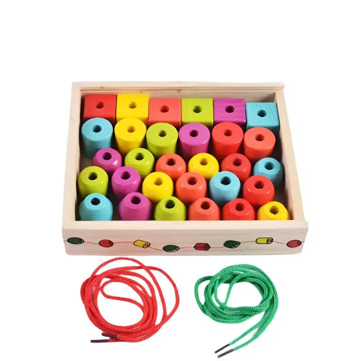 Colorful Lacing Beads - Little Explorers