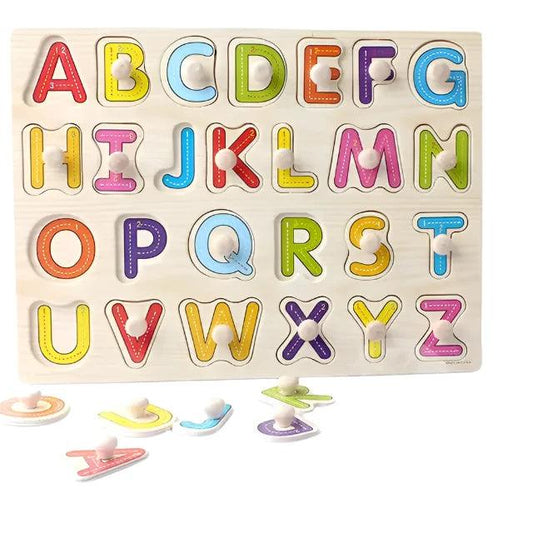 Chunky Wooden Alphabet Puzzle - Little Explorers