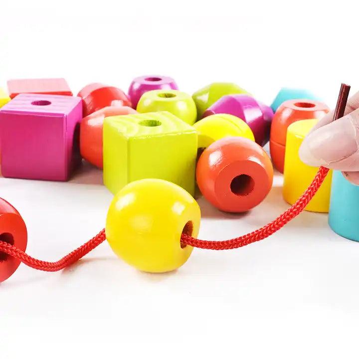 Colorful Lacing Beads - Little Explorers