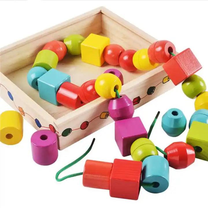 Colorful Lacing Beads - Little Explorers